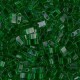 Miyuki half tila 5x2.4mm beads - Transparent green HTL-146